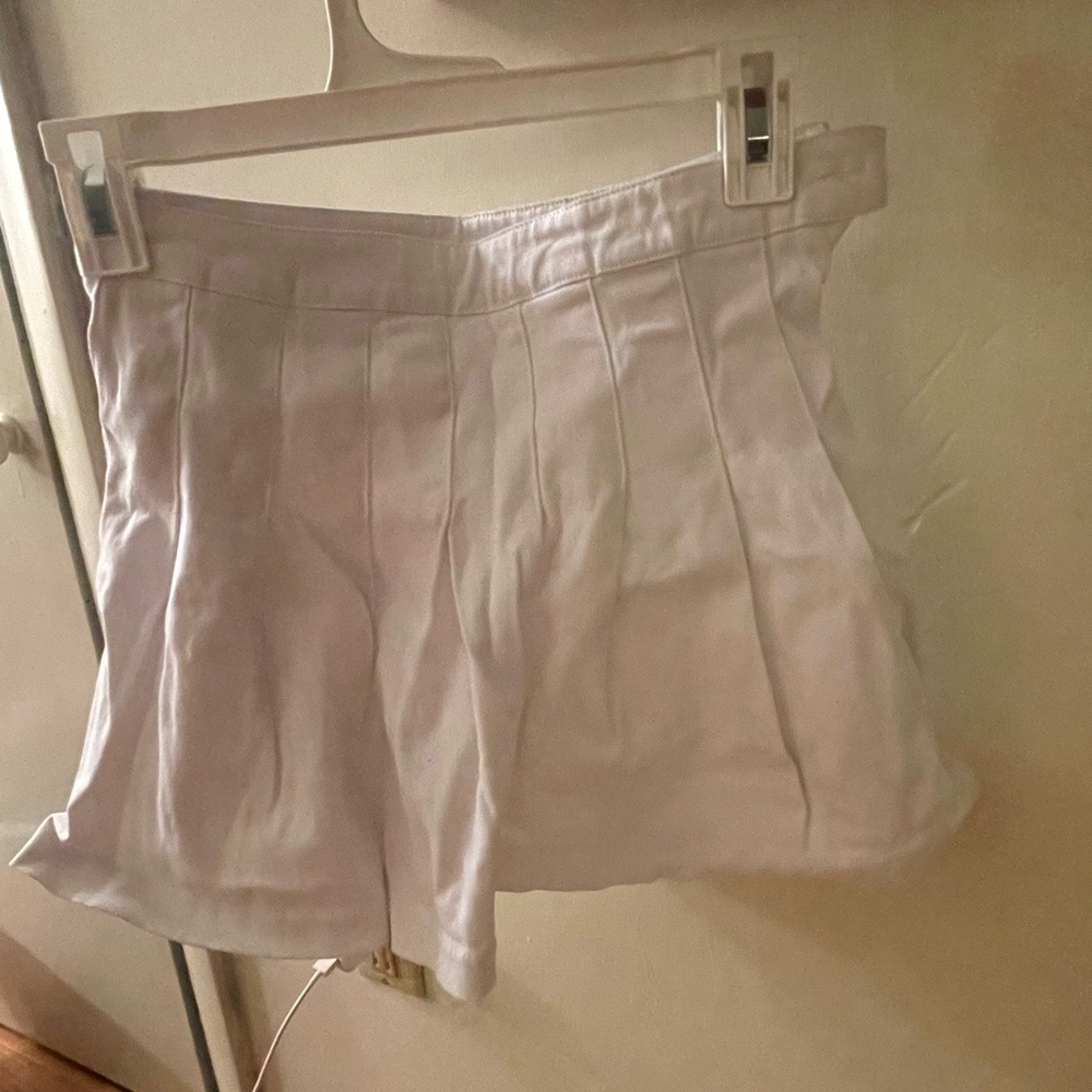White school girl skirt size m